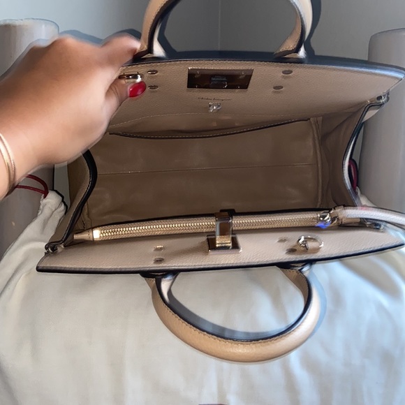 FERRAGAMO The Studio Bag CASHEW Authentic & NWT - Picture 13 of 17